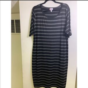 3XL Lularoe striped Julia Pencil Dress